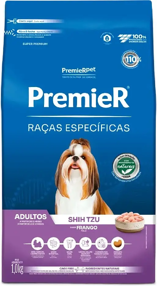 Ração Premier Pet Raças Específicas Shih Tzu Adulto