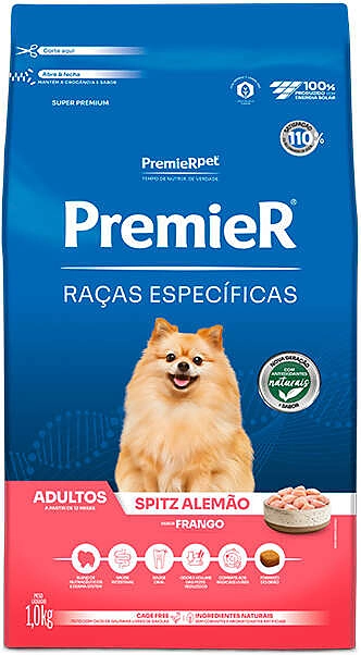 Ração Premier Raças Específicas Spitz Alemão Adulto