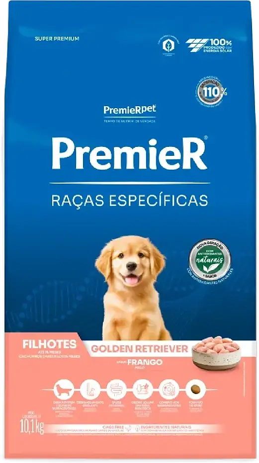 Ração Seca Premier Raças Especificas Golden Retriver Filhote