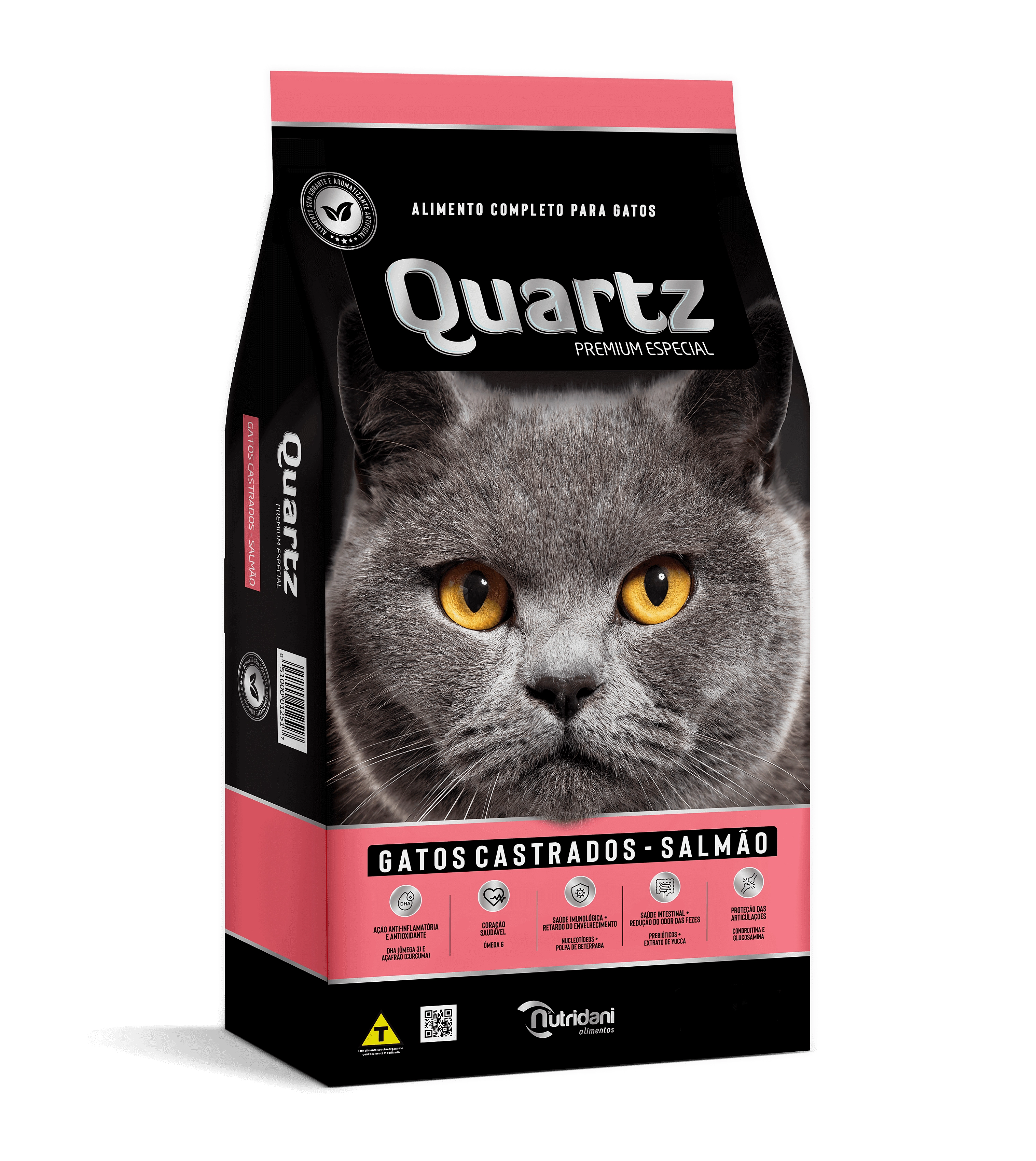 Quartz Gatos Castrados Salmão
