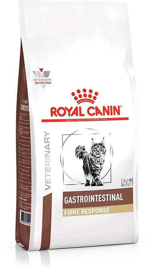 Ração Royal Canin Feline Veterinary Diet Gastro Intestinal Fibre Response para Gatos com Doenças Intestinais