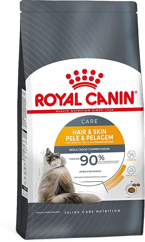 Ração Royal Canin Hair & Skin Care para Gatos Adultos