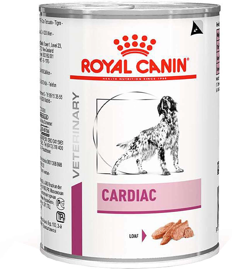 Ração Royal Canin Lata Canine Veterinary Diet Cardiac Wet para Cães com Doenças Cardíacas