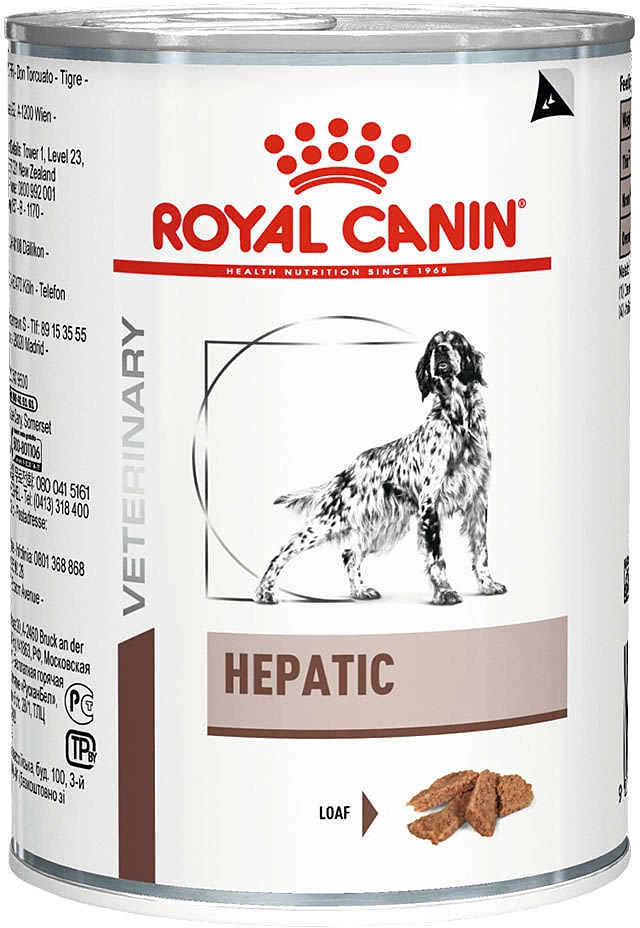 Ração Royal Canin Lata Canine Veterinary Diet Hepatic Wet para Cães com Doenças Hepaticas