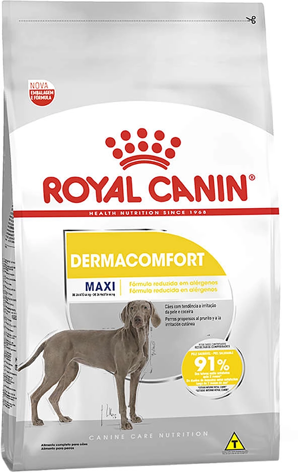 Ração Royal Canin Maxi Dermacomfort para Cães Adultos e Idosos de Raças Grandes