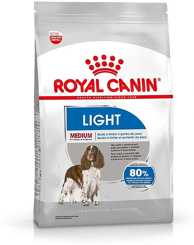 Ração Royal Canin Medium Light para Cães Adultos ou Idosos de Raças Médias