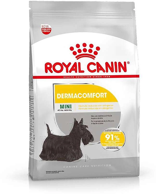 Ração Royal Canin Mini Dermacomfort para Cães Adultos ou Idosos de Raças Pequenas