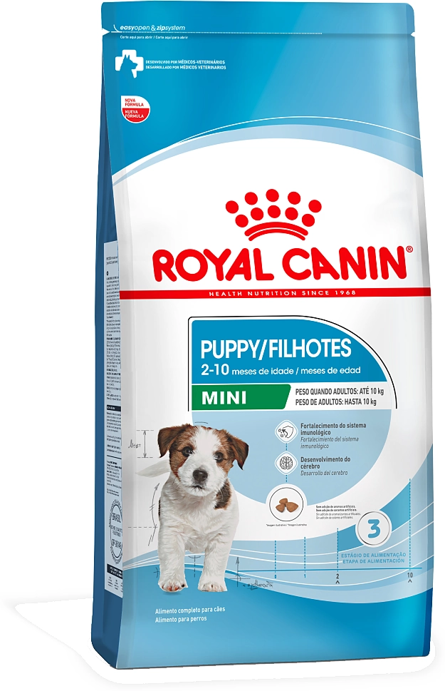 Ração Royal Canin Mini Junior para Cães Filhotes de Raças Pequenas de 2 a 10 Meses de Idade