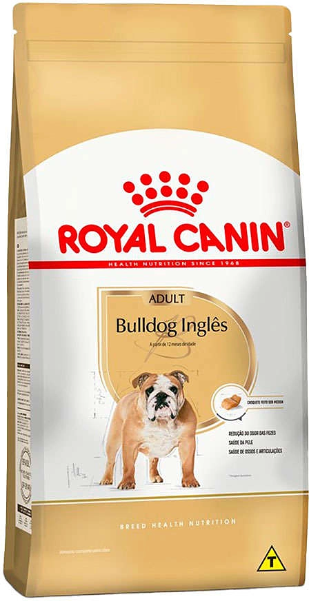 Ração Royal Canin para Cães Adultos da Raça Bulldog