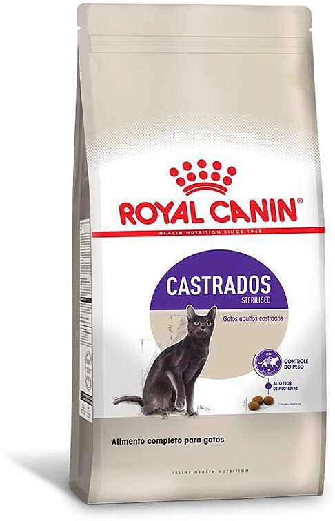 Ração Royal Canin Sterilised para Gatos Adultos Castrados