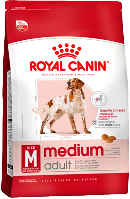 Ração Seca Royal Canin Medium Adult para Cães Adultos de Porte Médio