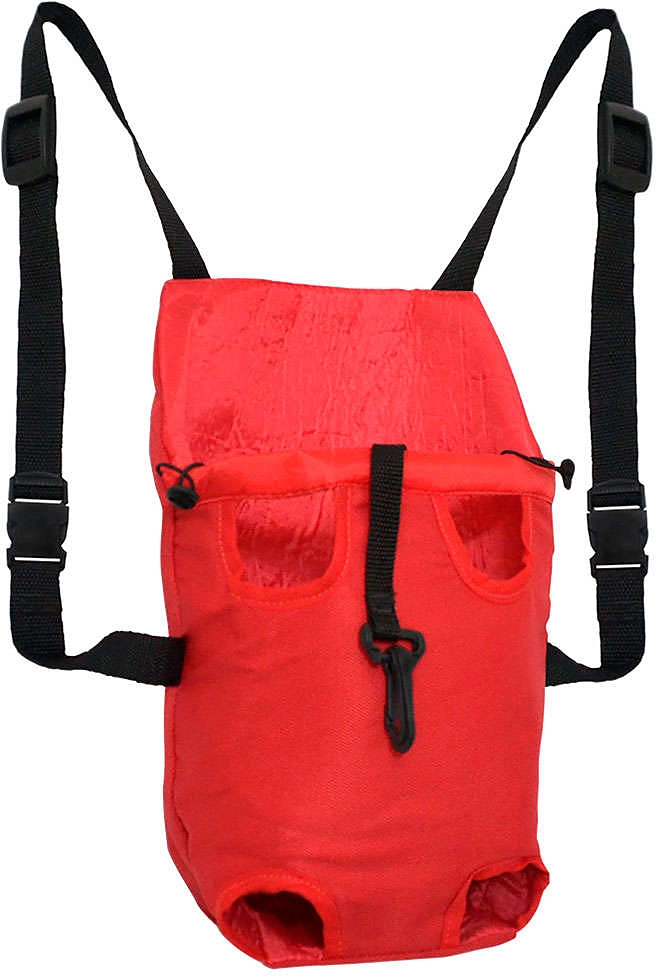 Bolsa de Transporte São Pet Frontal para Pets Vermelha