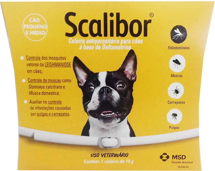 Coleira MSD Antiparasitas Scalibor Tam. P