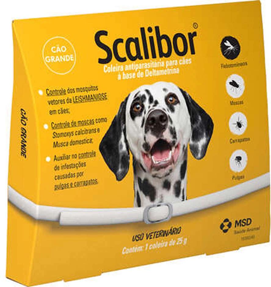 Coleira MSD Scalibor Antiparasitas para Cães