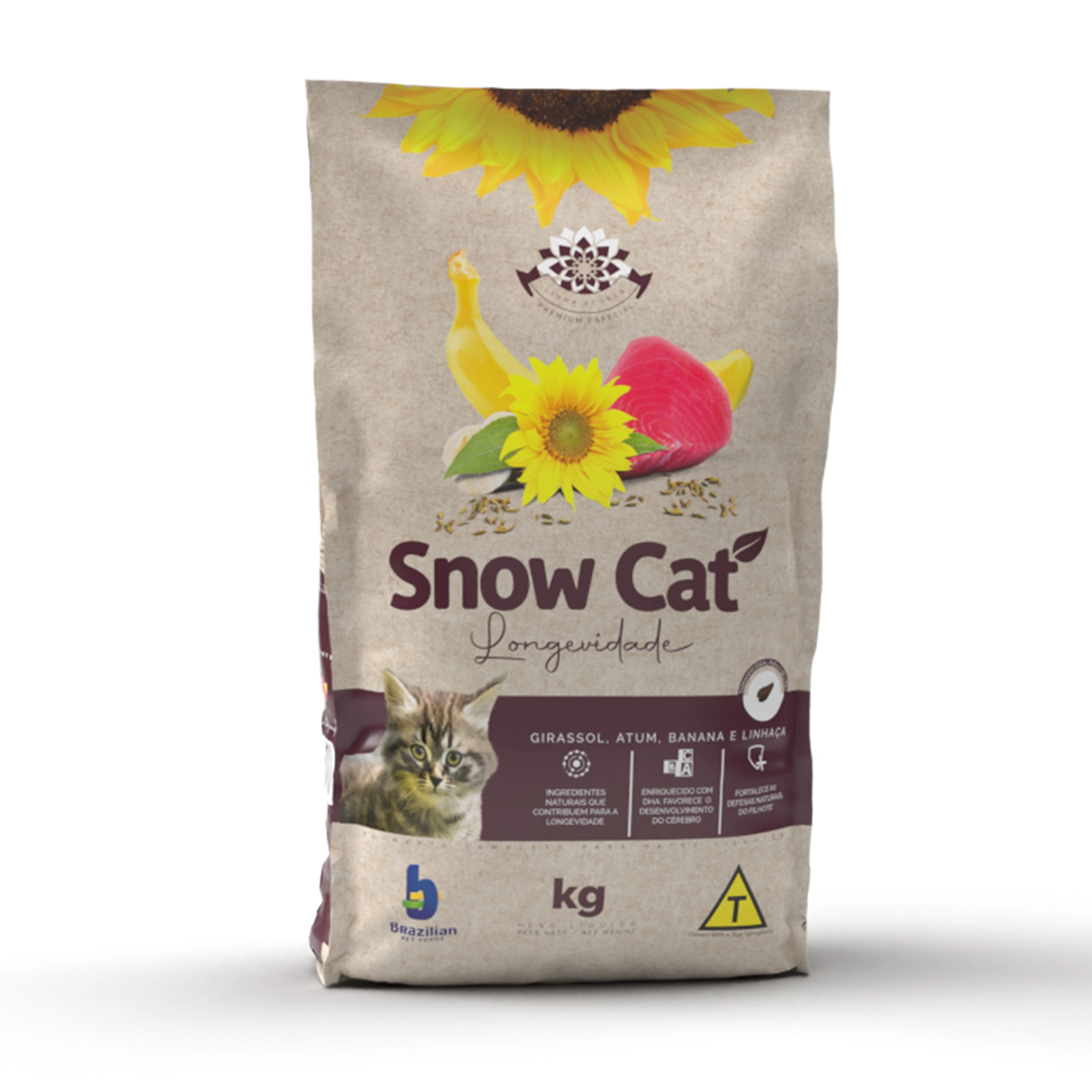 Ração Snow Cat Flores Longevidade