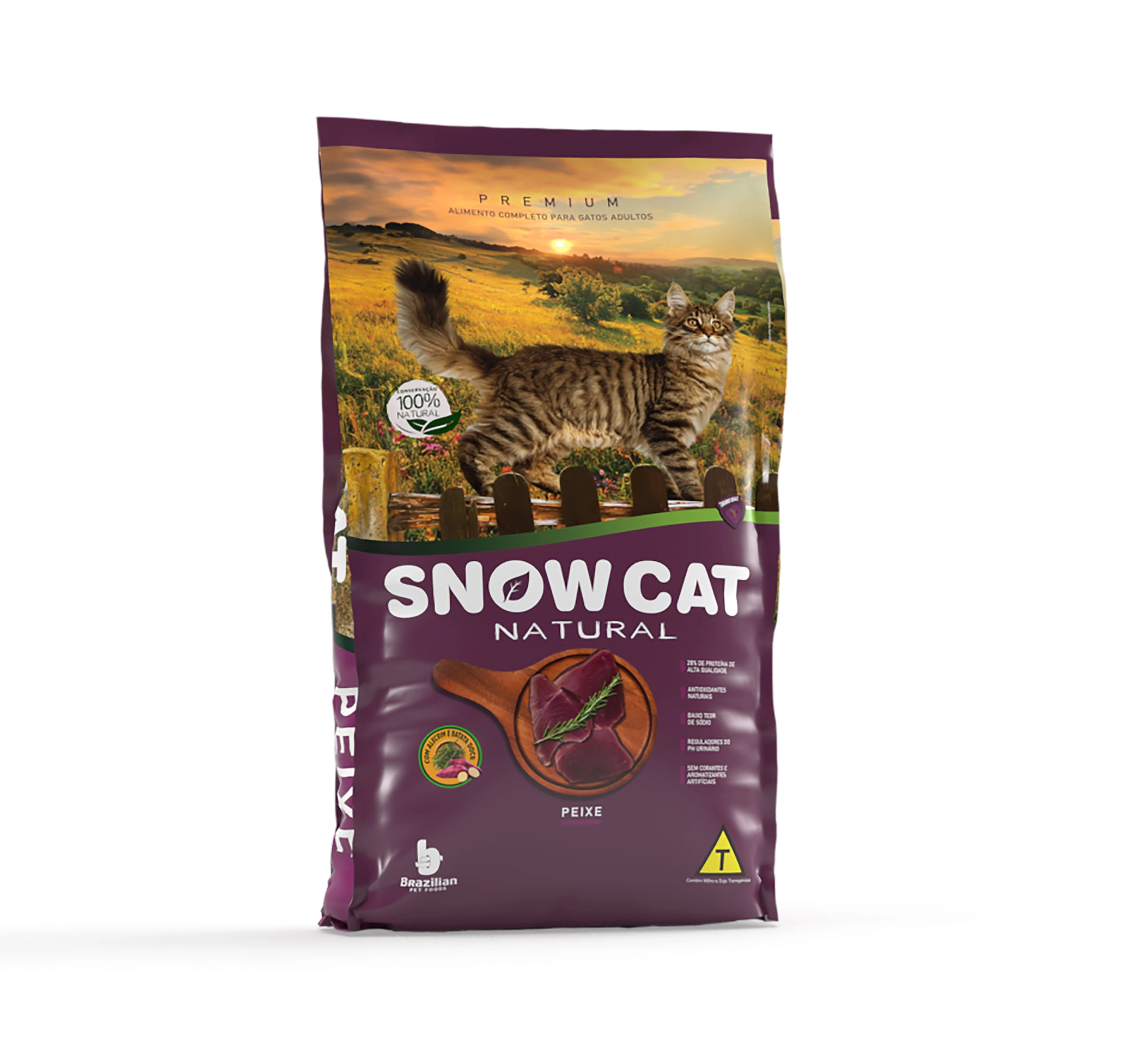 Ração Snow Cat Natural Peixe