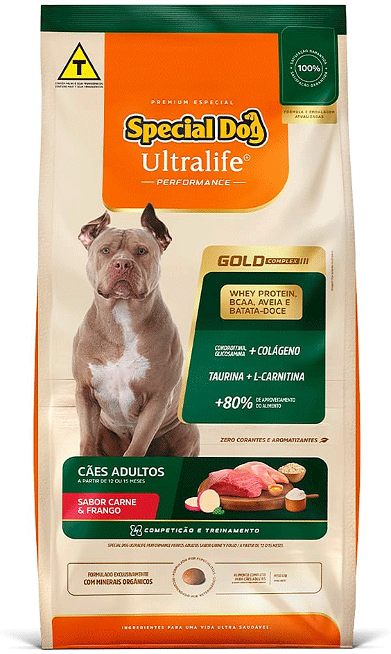 Ração Special Dog Gold Premium Especial Frango e Carne para Cães Adultos