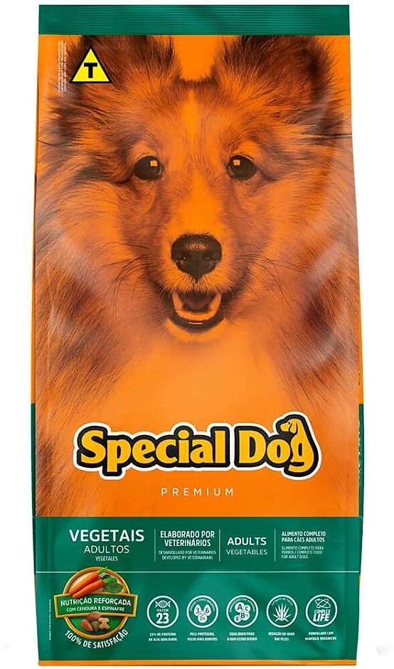Ração Special Dog Premium Vegetais para Cães Adultos