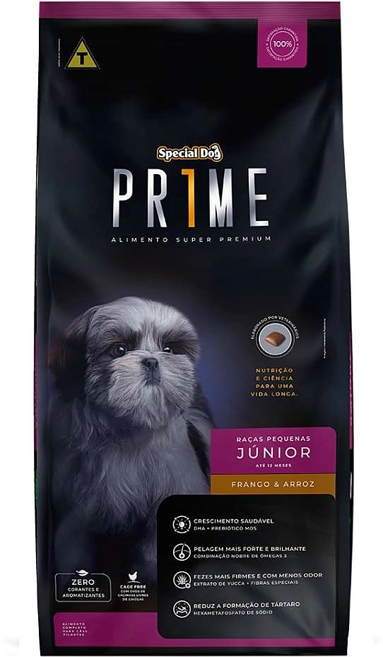 Ração Special Dog Prime Júnior para Cães Filhotes de Raças Pequenas