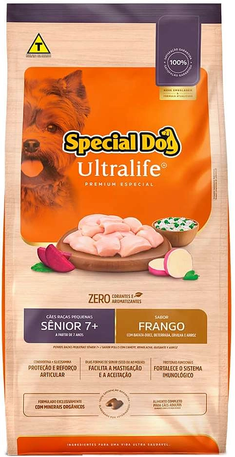 Ração Special Dog Ultralife Sênior para Cães de Raças Pequenas
